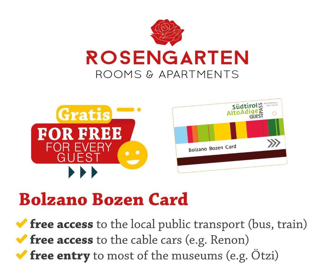 بولزانو Rosengarten Rooms المظهر الخارجي الصورة